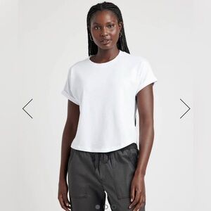 NWOT Splendid Skye Short Sleeve Slub Tee - White XS